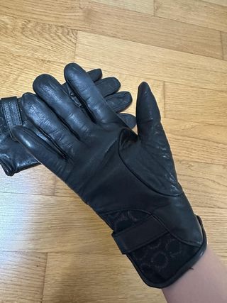 Guanti donna effetto pelle taglia S/M