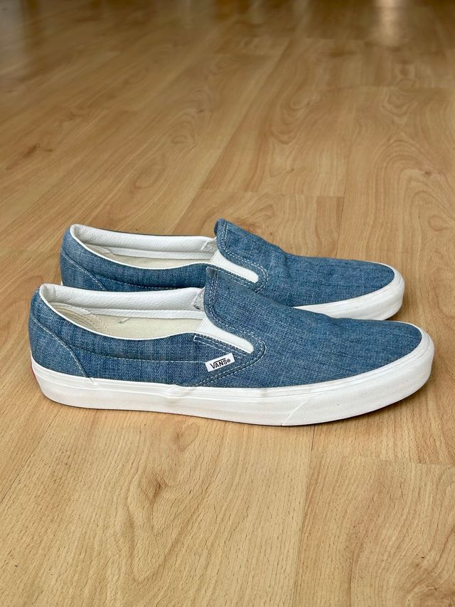 Zapatillas Vans, 46 Slip On Denim Azul