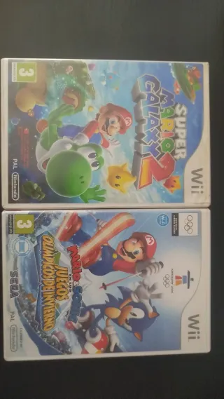 Juegos Wii: Mario Galaxy 2 y Mario & Sonic