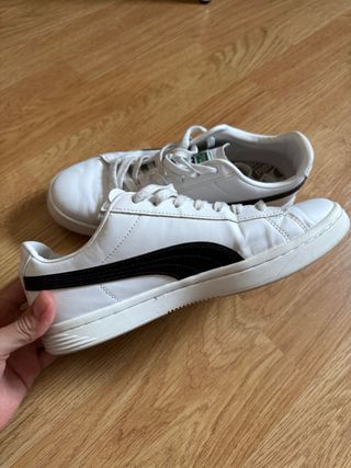 Zapatillas Puma Court Star Blancas con Negro