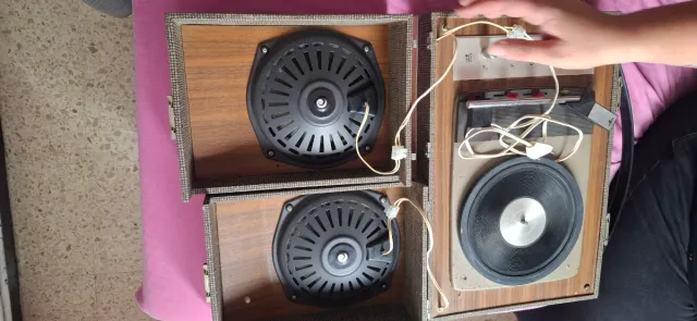 Tocadiscos Dual Vintage Beige/Negro