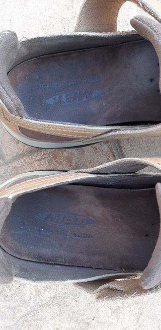 Sandalias MBT Hombre Beige/Marrón