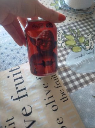 Lata Coca-Cola Star Wars Yoda