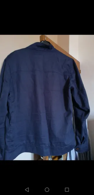 Chaqueta Carolina Herrera Azul Hombre, 60 cm sisa 
