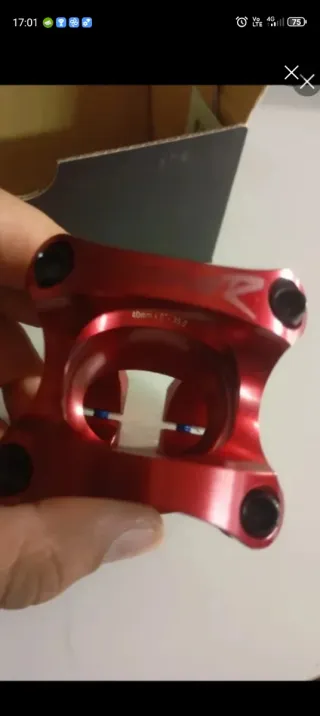 Stem MTB Race Face Turbine 40mm 35mm rosso nuova 