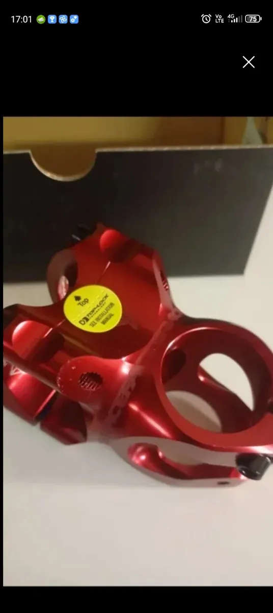 Stem MTB Race Face Turbine 40mm 35mm rosso nuova