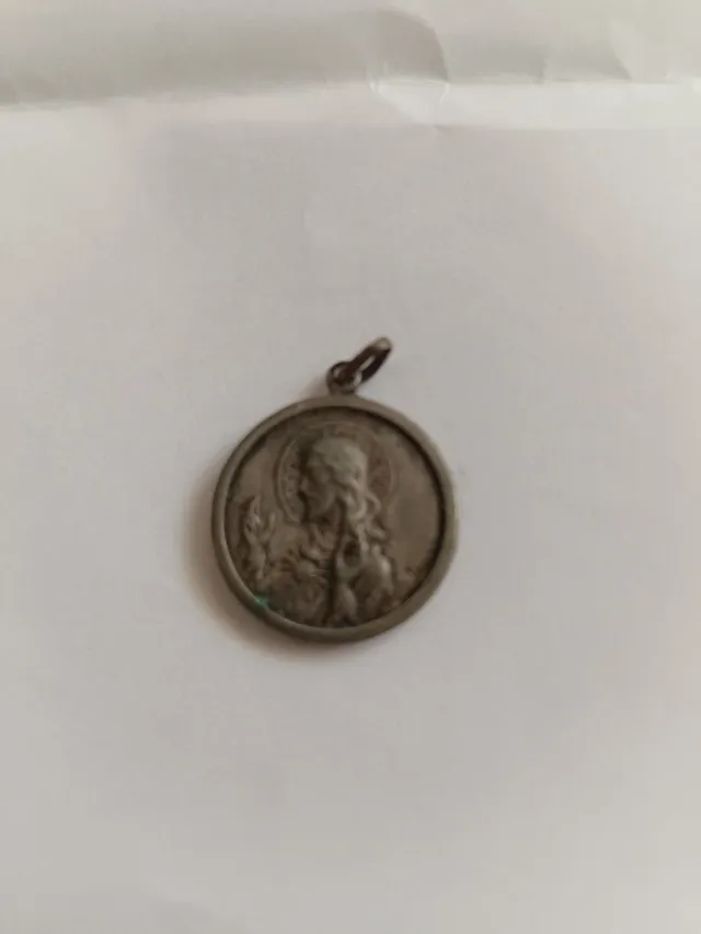 Medalla religiosa antigua (más de 60 años) Vintage