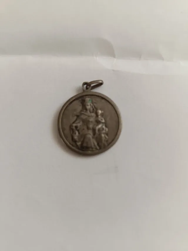 Medalla religiosa antigua (más de 60 años) Vintage