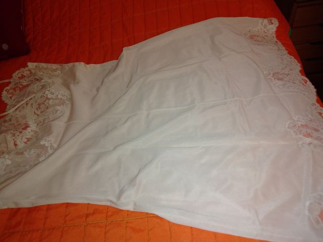 Sottoveste in pizzo bianco