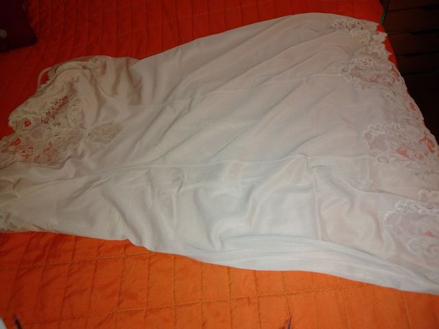Sottoveste in pizzo bianco