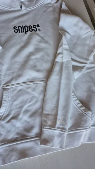 Sudadera Snipes blanca chico