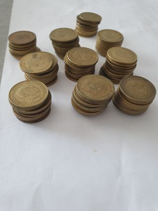 Lote 100 Pesetas Rubias Franco vintage o atrezzo