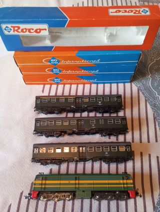 Tren Eléctrico Roco HO Analógico Media Distancia
