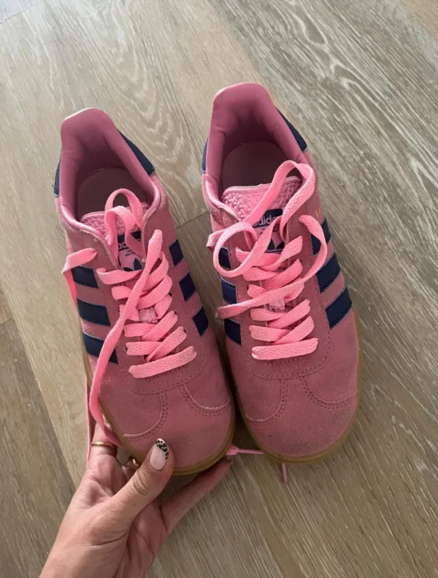 Zapatillas Adidas Gazelle Rosa y Azul