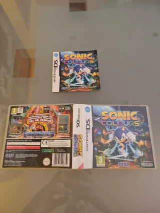 Caja Sonic Colours Nintendo DS