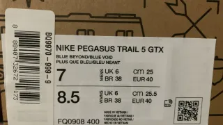 Nike Pegasus Trail 5 GTX Blu/Aranc