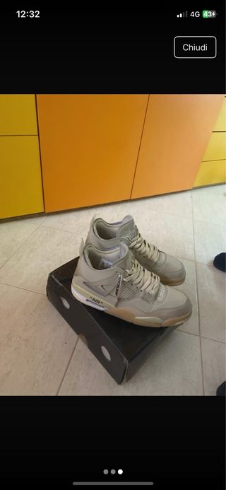 Jordan 4 Off-White Beige