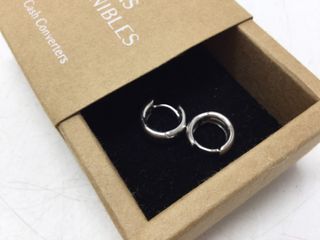argollas plata 925mm