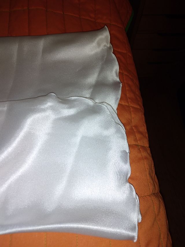 Sottoveste di raso bianca