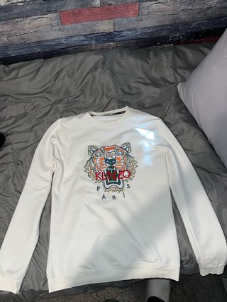 Sudadera Kenzo Blanca Tigre