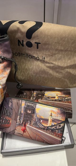 Borsa e portafoglio Y not Milano Tower Bridge