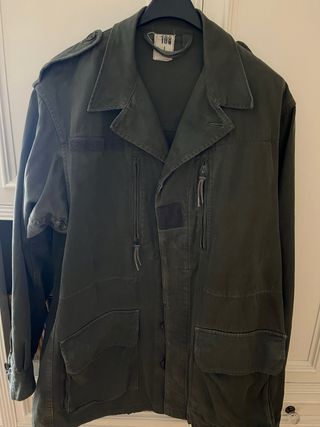 Chaqueta Militar Verde Vintage Talla L
