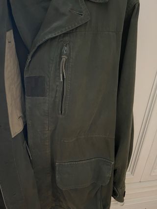 Chaqueta Militar Verde Vintage Talla L