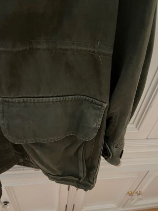 Chaqueta Militar Verde Vintage Talla L