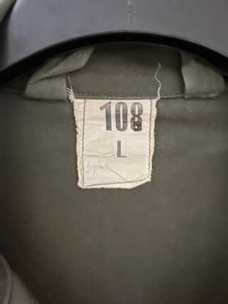 Chaqueta Militar Verde Vintage Talla L