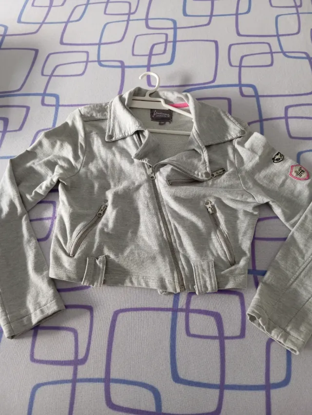 Chaqueta Stradivarius Gris Talla M