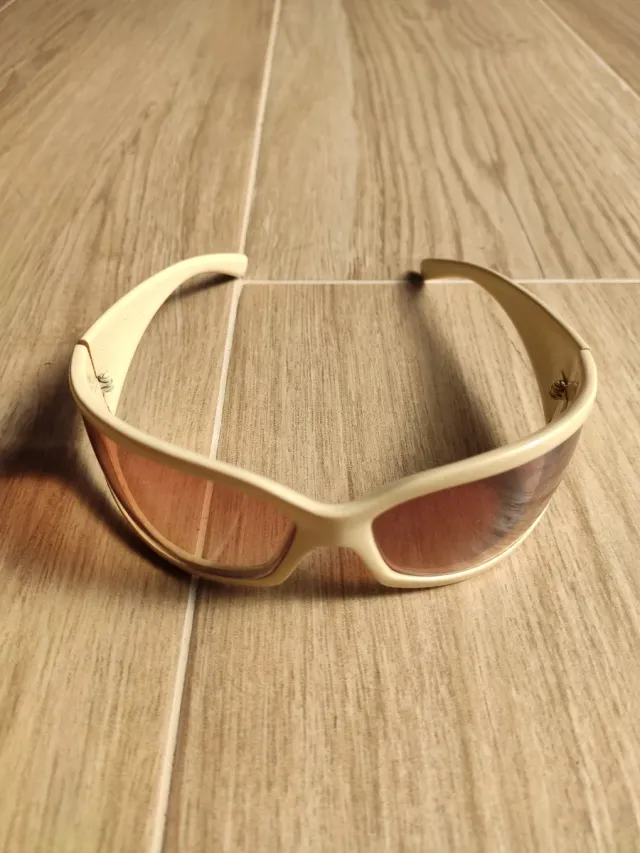 Gafas de sol Y2K beige