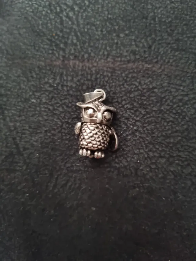 Colgante búho plata