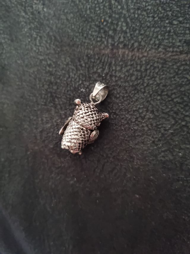 Colgante búho plata