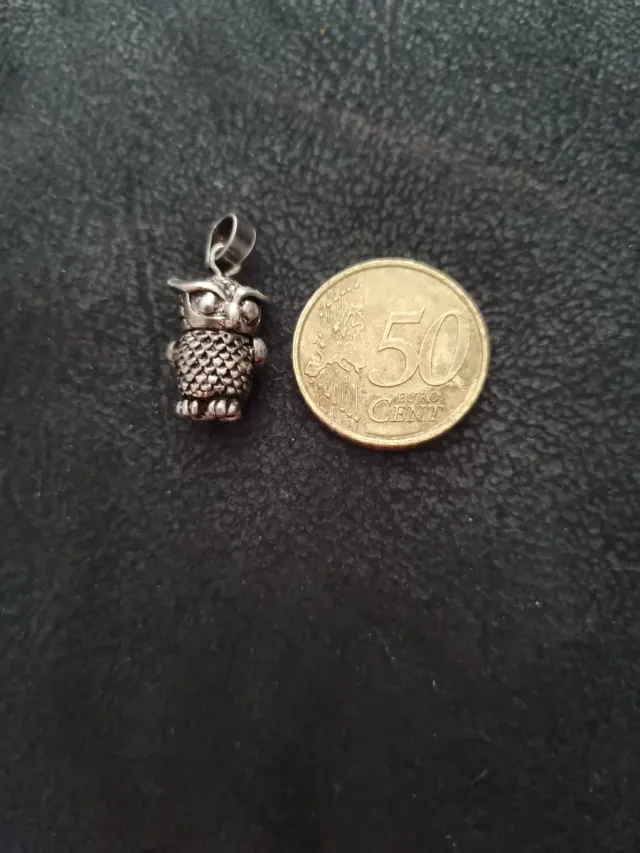 Colgante búho plata