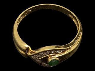 anillo oro 18k