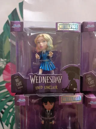 Set 4 Action Figure Wednesday Metalfigs