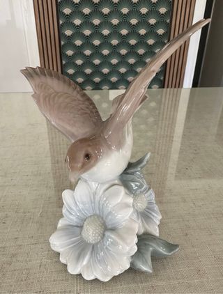 Adorno pájaro porcelana flor
Lladró