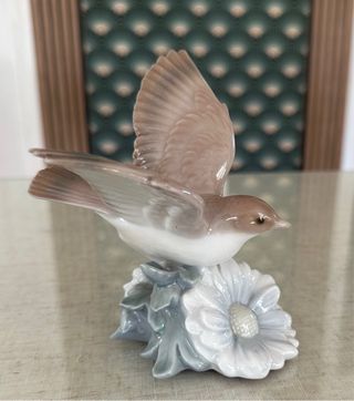 Adorno pájaro porcelana flor
Lladró