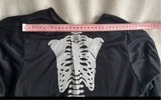 Túnica esqueleto talla única