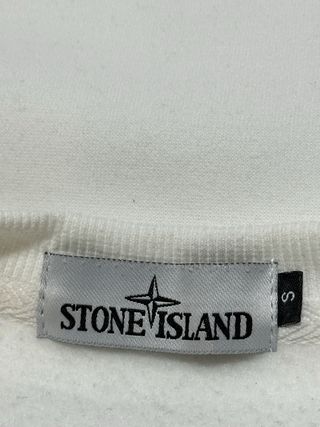Sudadera Stone Island Blanca Talla M