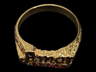 anillo oro 18k