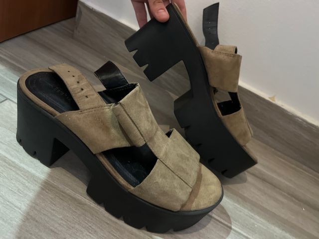 Sandalias de plataforma para mujer