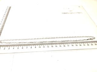 cadena plata 925mm 25cm