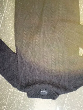 Elegante maglione donna nero taglia M