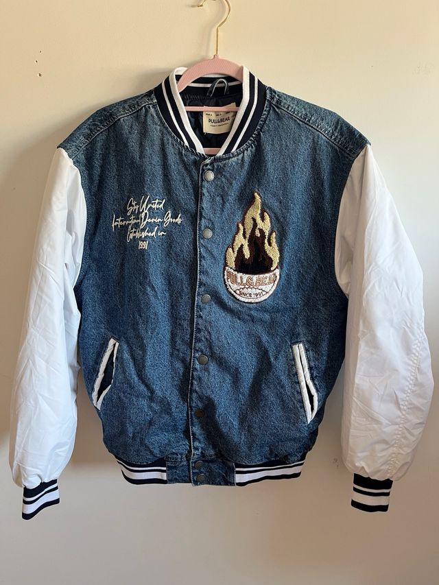 Chaqueta Bomber Estilo Americano