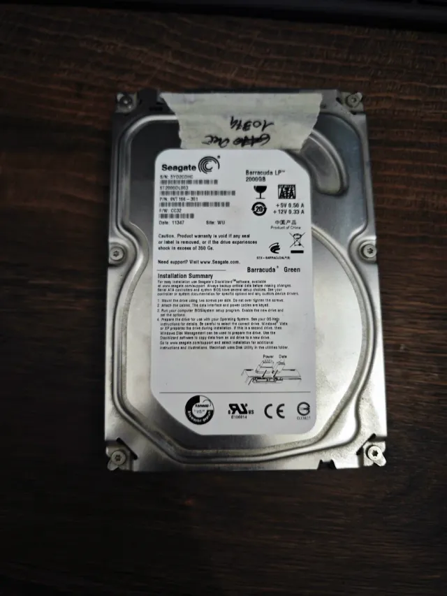 Hard Disk Drive Seagate 2TB
