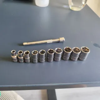 Juego carraca 1/4 72 dientes portátil