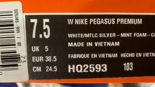 Nike Pegasus Premium Donna Verde Bianco