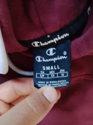 Sudadera Champion Granate Talla M