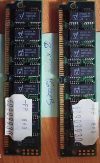 Lote Memorias RAM Ordenador Samsung y Toshiba
